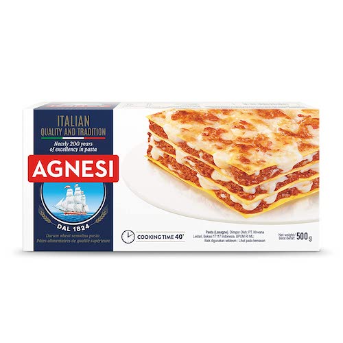 Agnesi Lasagna Pasta Sheets 500g