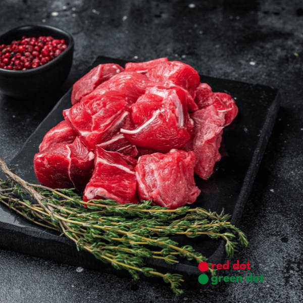 Goat Mutton Shoulder Bone-In Curry Cut 2x2