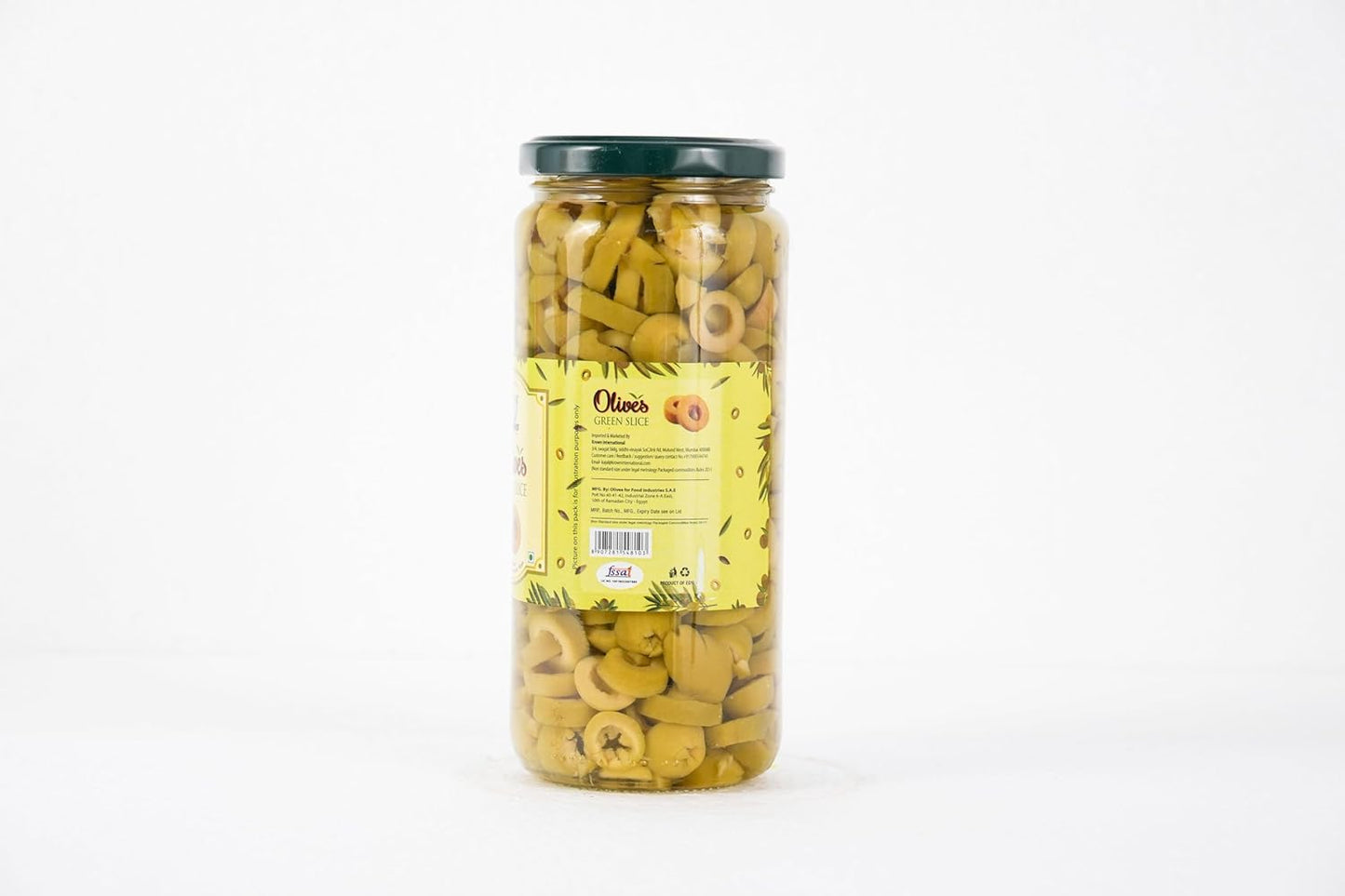 Le Chef Sliced Green Olives 450g