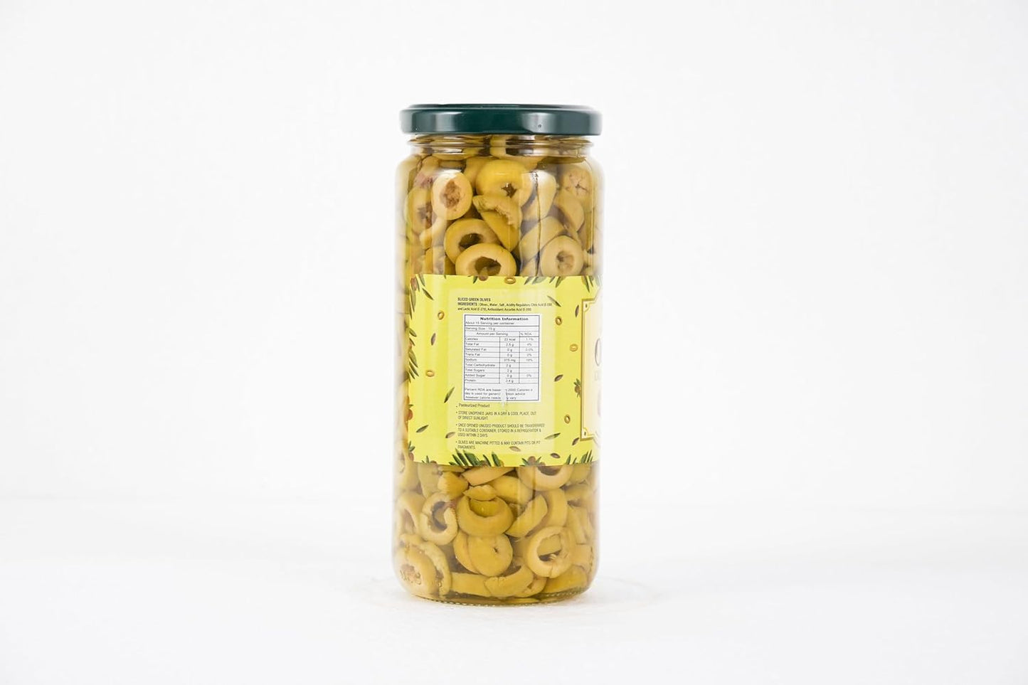 Le Chef Sliced Green Olives 450g