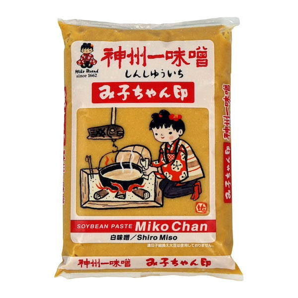Buy MikoChan Shiro White Miso Paste 1kg  Smooth and Mild Japanese  Condiment – reddotgreendot