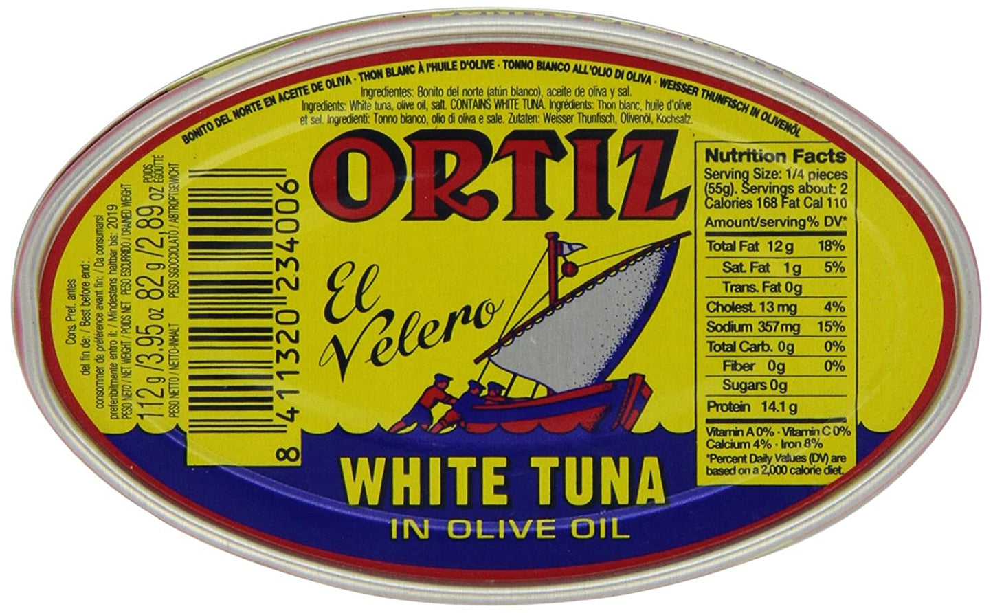Ortiz Tuna in Olive Oil 112g - reddotgreendot