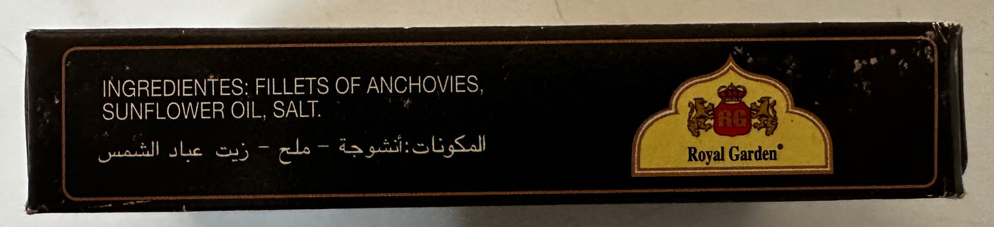 Royal Garden Anchovy Fillets 43g - reddotgreendot