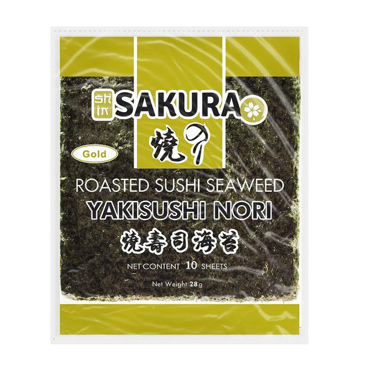 Sakura Yakisushi Nori Algas Asadas 10 unidades