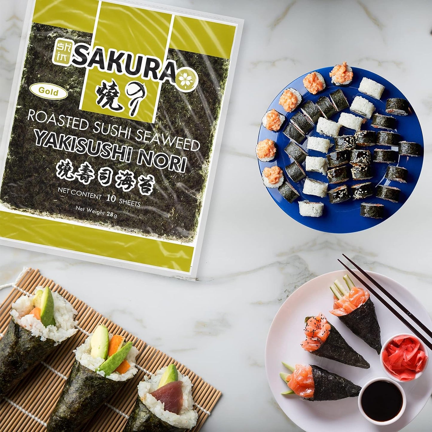 Sakura Yakisushi Nori Roasted Seaweed 10s