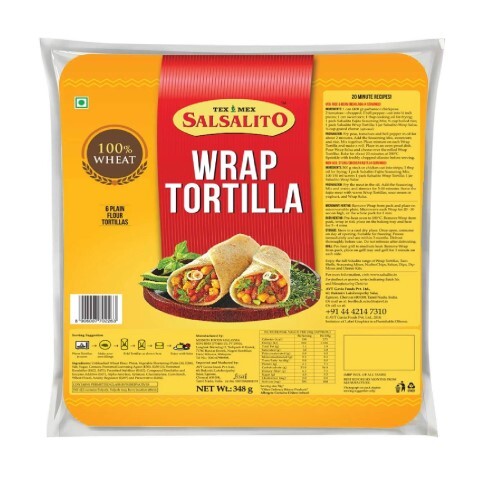 Salsalito 8" Tortilla Wraps (Pack of 6) 348g
