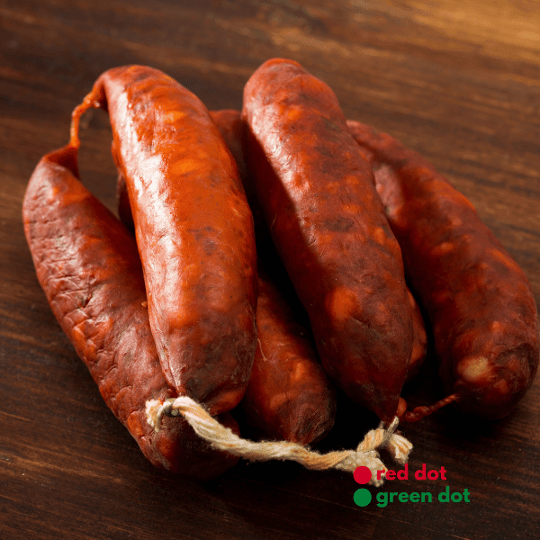 Pork Chorizo Sausages - reddotgreendot