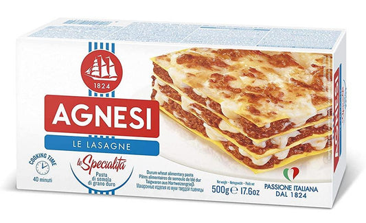 Agnesi Lasagne Sheets 500g - reddotgreendot