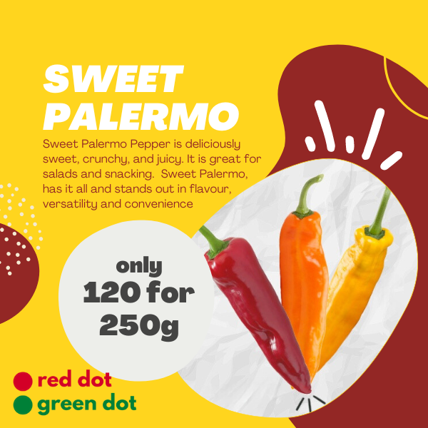 Sweet Palermo Peppers - reddotgreendot