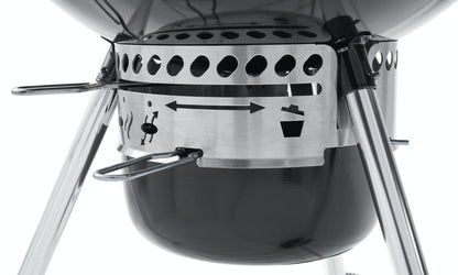 Weber 57cm (22.5") Original Kettle Premium Charcoal Grill GBS with Thermometer - reddotgreendot