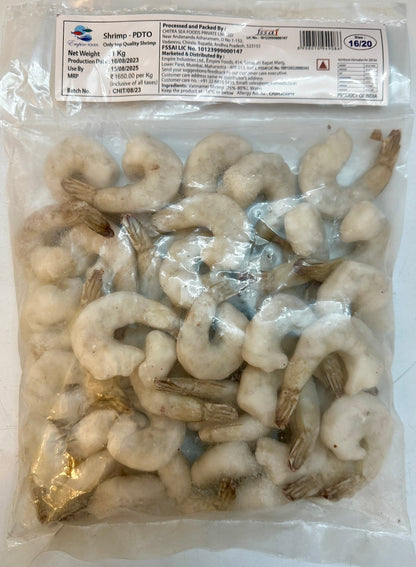 Prawns Frozen Whole PDTO (Peeled Deveined Tail-On)