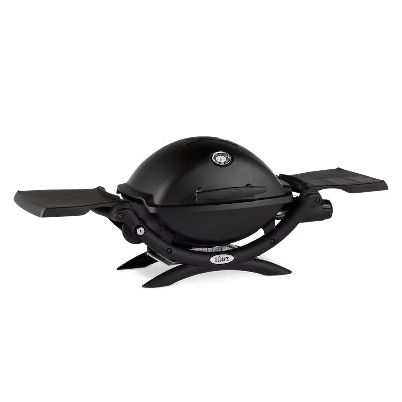 Weber Q1200 Gas Grill with Thermometer - reddotgreendot