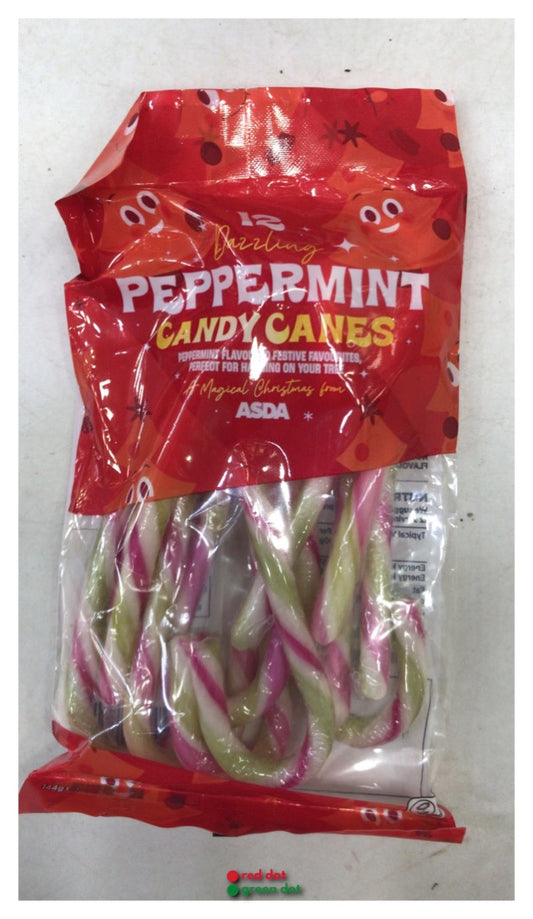 Candy Canes 12pcs Packet - Peppermint