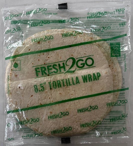 Fresh2Go Tortilla Wraps de 8,5" (paquete de 10) 480 g