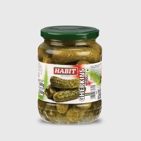 Habit Indian Gherkins Whole 680g