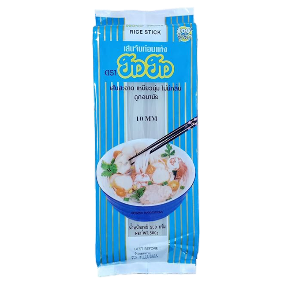 How How Pad Thai Flat Noodles Rice Stick 10mm 500g