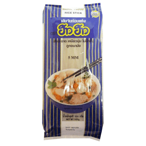 How How Pad Thai Flat Noodles Rice Stick 5mm 500g