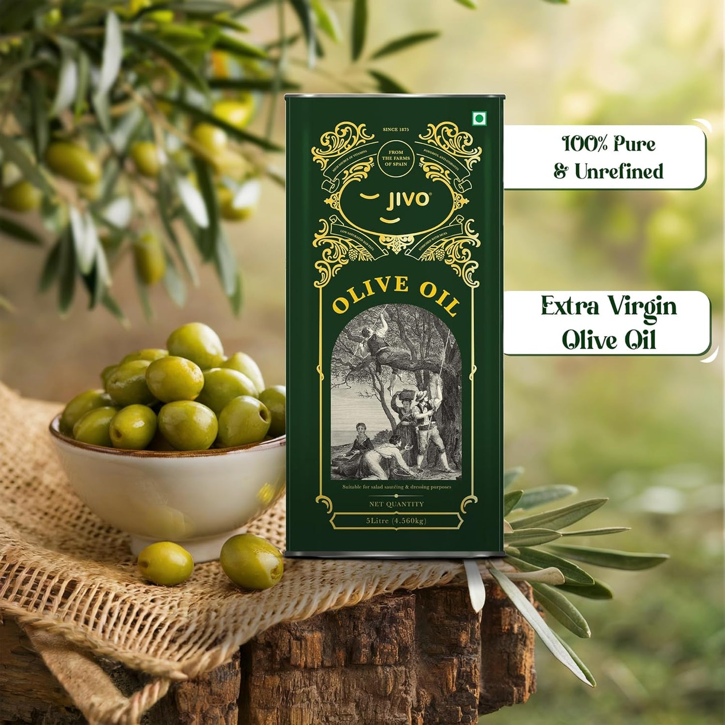 Jivo Extra Virgin Olive Oil 5L