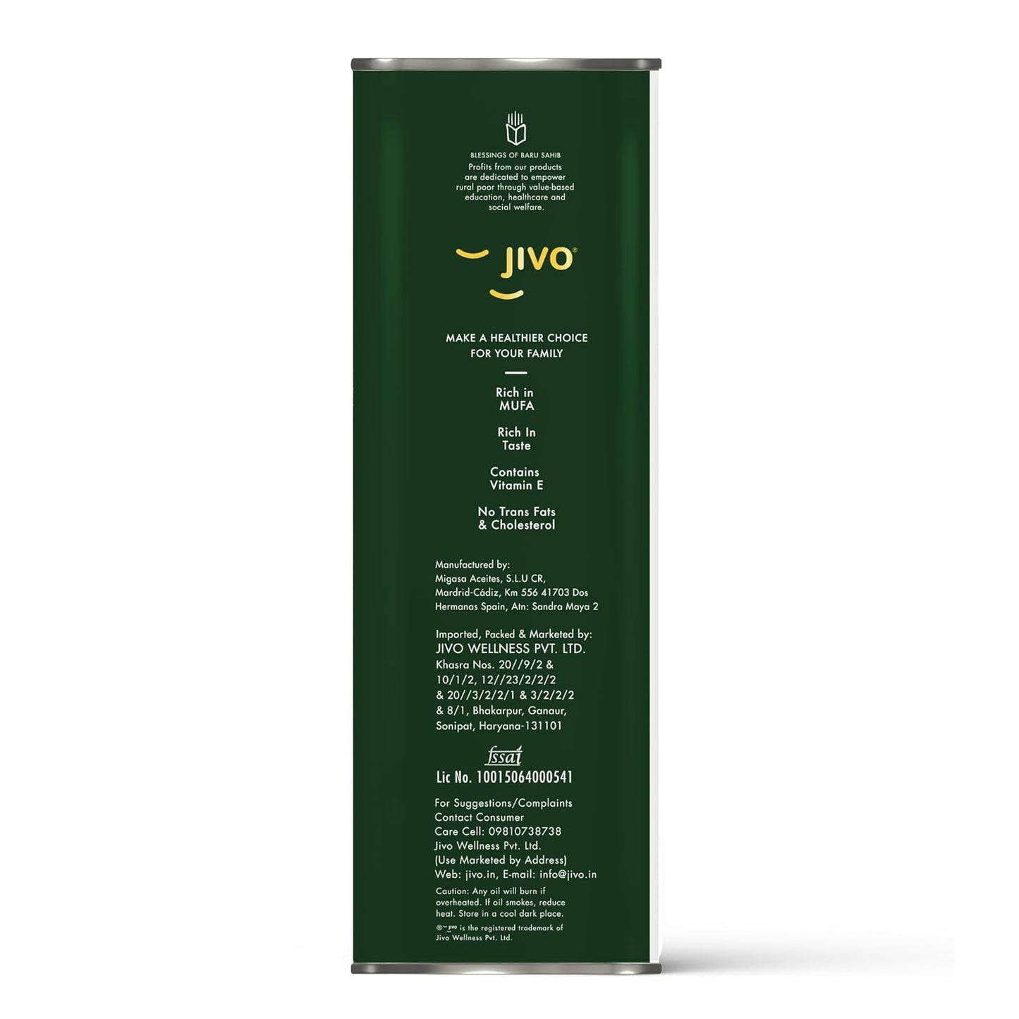 Jivo Extra Virgin Olive Oil 5L