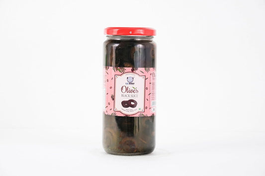 Le Chef Sliced Black Olives 450g