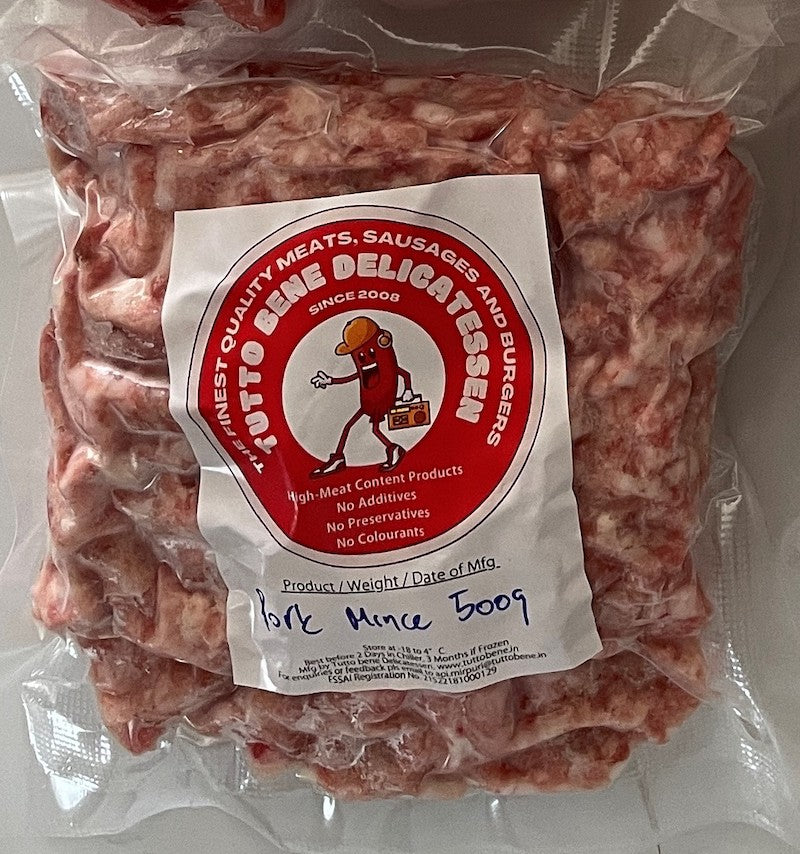 Raw Pork Mince Local 500g Per Pack - reddotgreendot