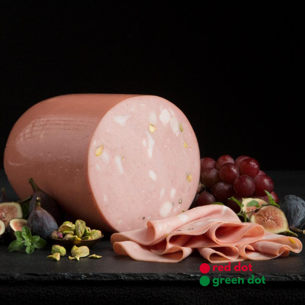 Buy Italian Pork Mortadella with Pistachio A Nutty and Flavorful