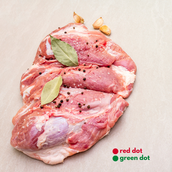 Raw Pork Shoulder Local 1kg Per Pack - reddotgreendot