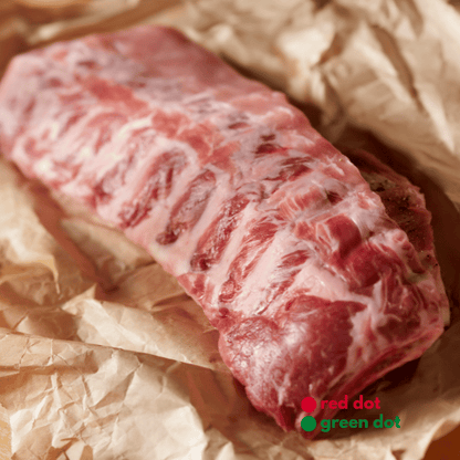 Raw Pork Spareribs Rack Local 600g-1kg/pc - reddotgreendot