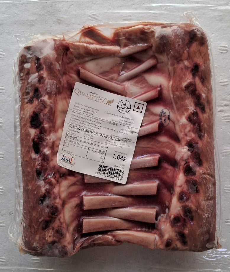 Pure South NZ Lamb Rack Cap Off (1.08kg-1.20kg) Double Rack