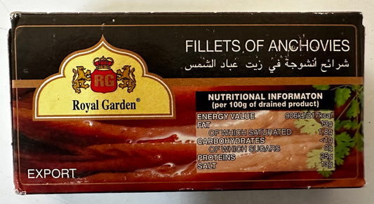 Royal Garden Anchovy Fillets 43g - reddotgreendot