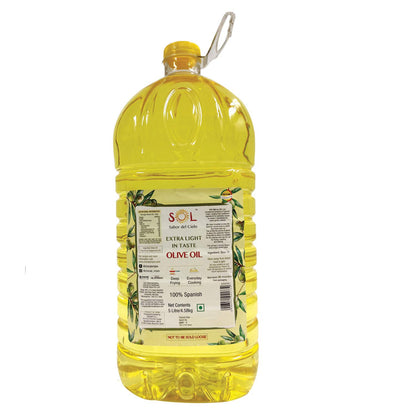 SOL Extra Light Olive Oil 5L - 100% Spanish Genuine Olive Oil