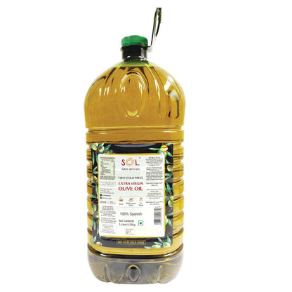 SOL Extra Virgin Olive Oil 5L - 100% Spanish Genuine Olive Oil