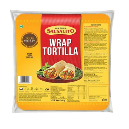 Salsalito Wraps de Tortilla de 8" (Paquete de 6) 348g