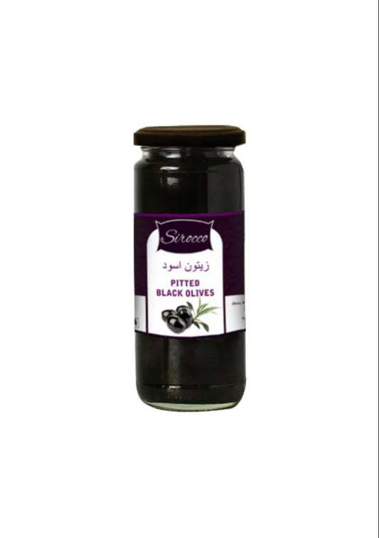 Sirocco Pitted Black Olives 450g