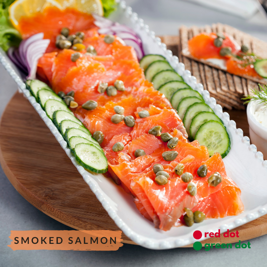 Norwegian Frozen Smoked Salmon Pre-Sliced