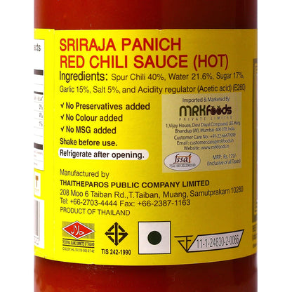 Salsa De Chile Picante Sriraja Panich 570g