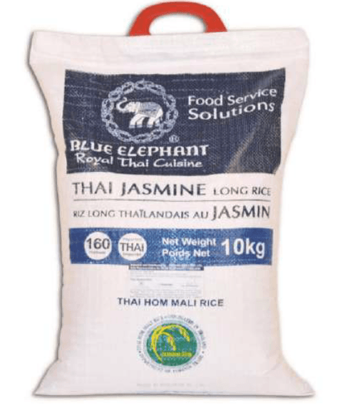 Blue Elephant Thai Premium Jasmine Rice 1kg Loose Pack - reddotgreendot