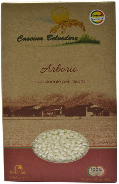 Cascina Belvedere Risotto Rice Arborio 1kg - reddotgreendot