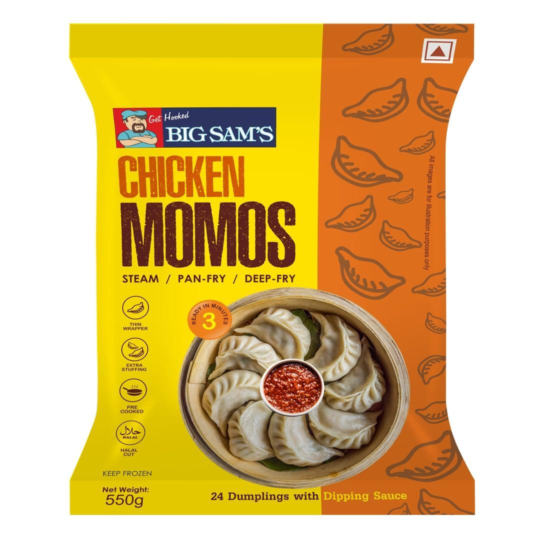 Chicken Momos 24pcs 550g - reddotgreendot