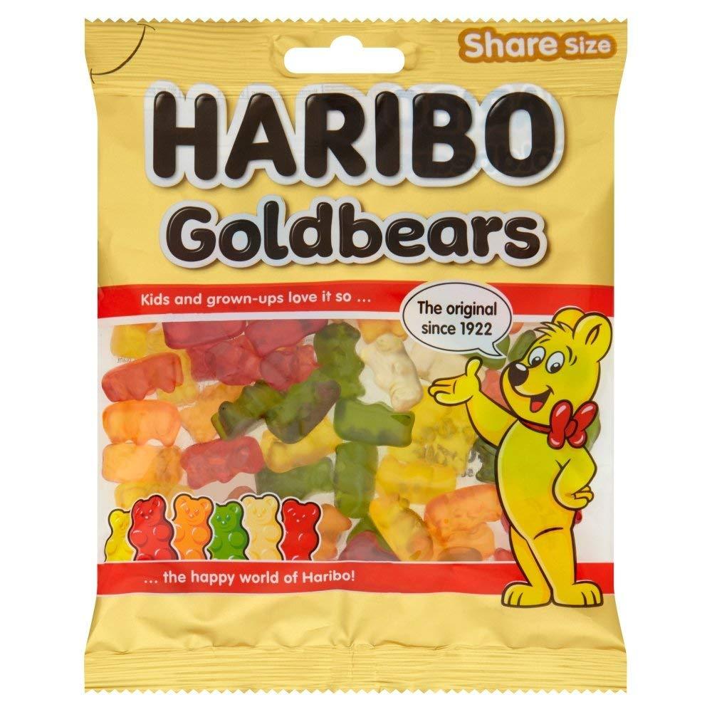 Haribo Goldbears Share Size Bag Pouch 140g - reddotgreendot