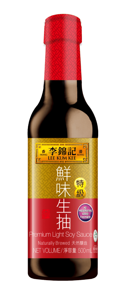 Lee Kum Kee Premium Light Soy Sauce Bottle 500ml - reddotgreendot