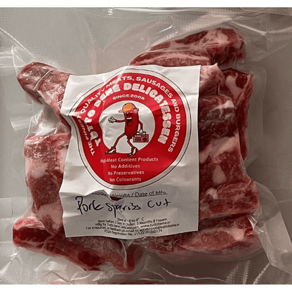 Raw Pork Spareribs Chinese Cut Local 500g per Pack - reddotgreendot