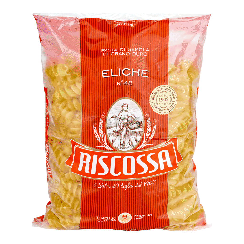 Riscossa Eliche Fusilli Pasta N°48 500g - reddotgreendot