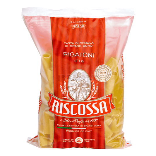 Riscossa Rigatoni Pasta N°18 500g - reddotgreendot